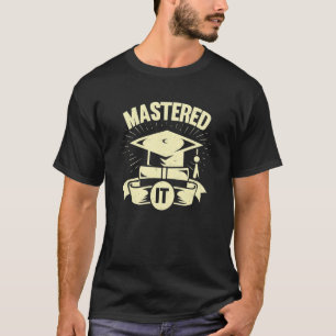Camiseta Estudante De Mestrado Em Ti