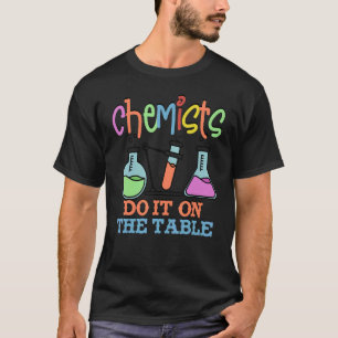 Camiseta Estudante de Química Químico Laboratório de Químic
