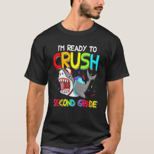 Camiseta Estudante De segundo De Segundo Grau Preparado Par