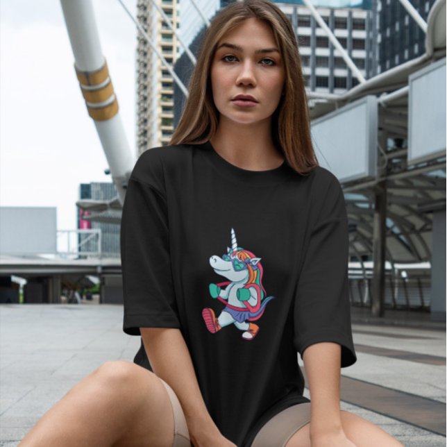 Camiseta Estudante de Unicórn (Criador carregado)