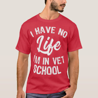Camiseta Estudante De Vet Engraçado