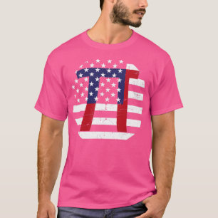 Camiseta Estudante legal e engraçado da bandeira americana 