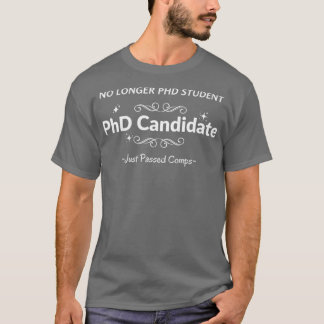 Camiseta Estudante PhD Não Candidato a Formando Estudante d