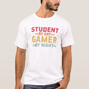 Camiseta Estudante Por Jogador Da Noite Para Jogadores Engr