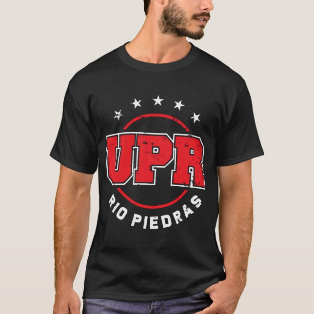 Camiseta Estudante porto-riquenho universitário (Frente)