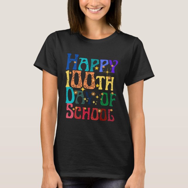 Camiseta Estudantes bonitos Crianças Professores Felizes 10 (Frente)
