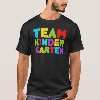 Camiseta Estudantes De Jardim De Infância Da Equipe Bonita