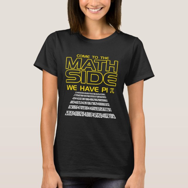 Camiseta Estudantes De Matemática Vêm Ao Lado Da Matemática (Frente)