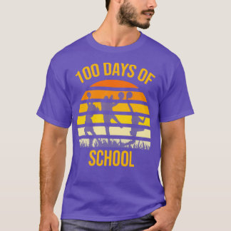 Camiseta Estudantes do 100º Dia Meninas Basquete 100 Dias O