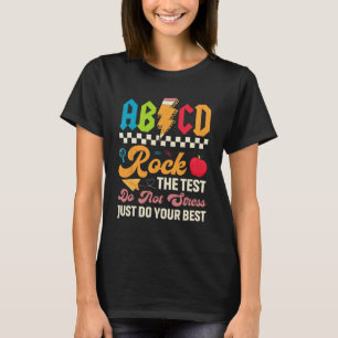 Camiseta Estudantes Do Dia De Teste Da Abcd Rock