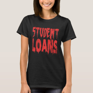 Camiseta Estudantes Empréstimos Pagamento Halloween Figurum