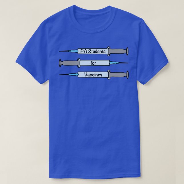 Camiseta Estudantes PA de Vacinas 1 (Frente do Design)