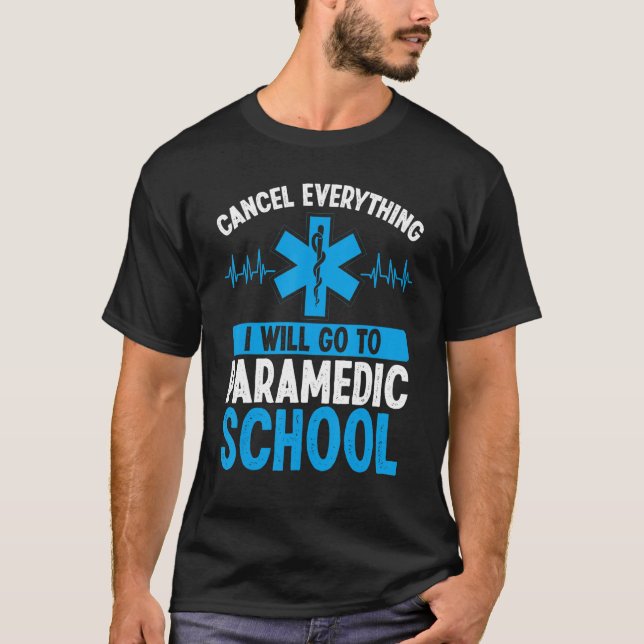 Camiseta Estudantes paramédicos Enganosos Medicina de Emerg (Frente)