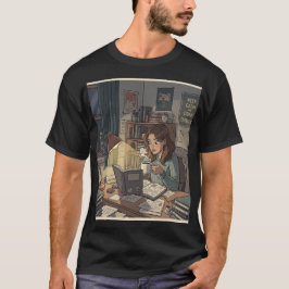Camiseta Estudar e cafeinar