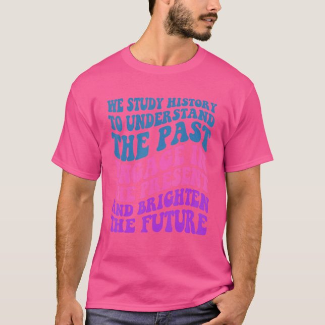 Camiseta Estudar História Ensinar História 4 (Frente)