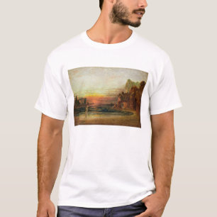 Camiseta Estude para do "a gruta calipso", c.1843 (óleo no