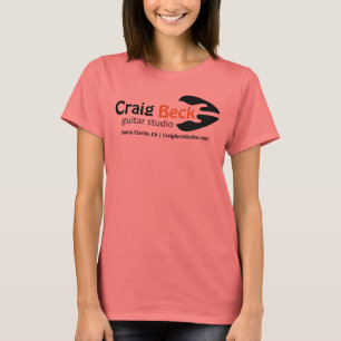 Camiseta Estúdio da guitarra do T   Craig Beck da campainh