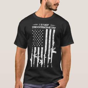 Camiseta Estudo Armas de Bandeira Americanas de Triggernome