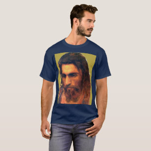 Camiseta estudo da cabeça de Jesus Cristo antes de 1872 Iva