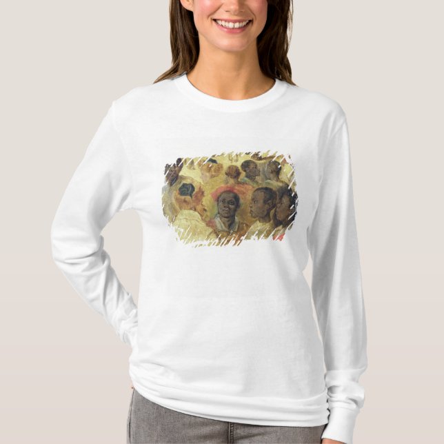 Camiseta Estudo das cabeças do Moorish (Frente)