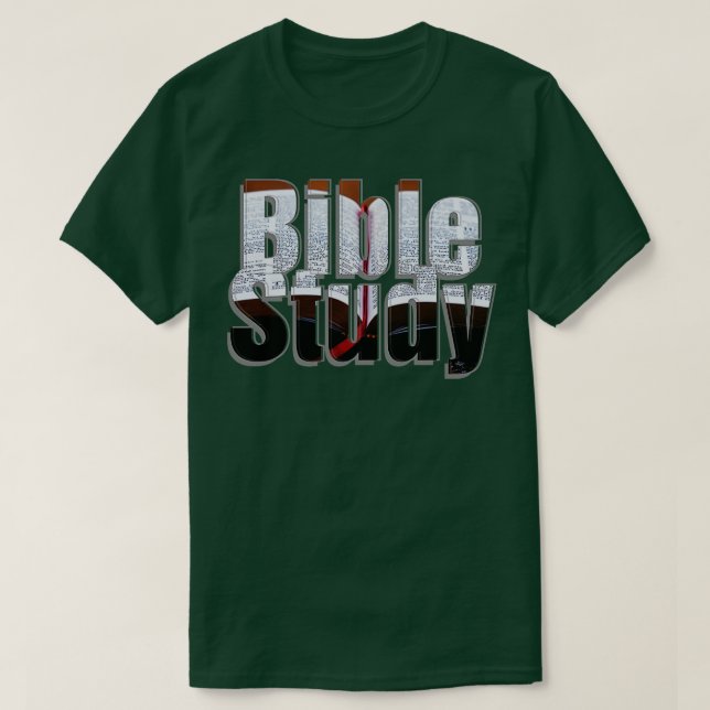 Camiseta Estudo de bíblia (Frente do Design)