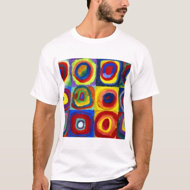 Camiseta Estudo de Cores Wassily Kandinsky (Frente)