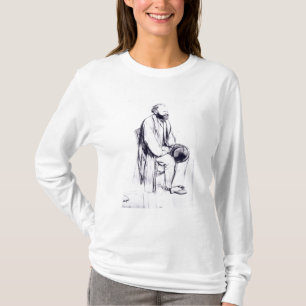 Camiseta Estudo de Edgar Degas   para um retrato de Manet