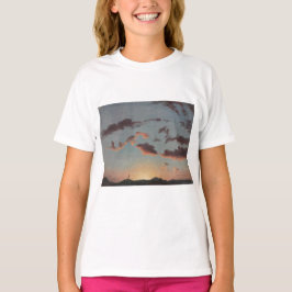 Camiseta Estudo de Nuvens (Nuvens no Céu) (por Knud Baade)