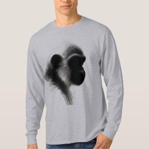 Camiseta Estudo de Primata em Carvão do Observador Silencio
