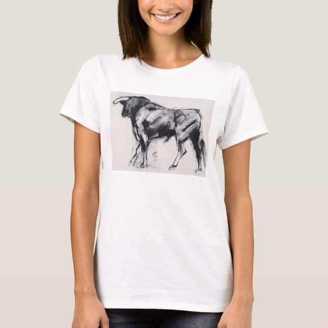 Camiseta Estudo de Toro Azul (Frente)