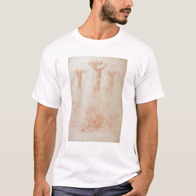 Camiseta Estudo de três cruzes (Frente)