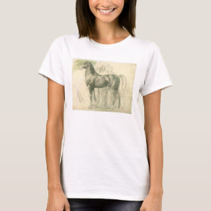 Camiseta Estudo de um Cavalo por Edgar Degas, Arte Fina Vin