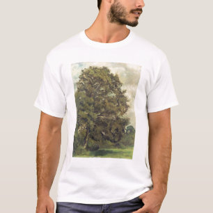 Camiseta Estudo de uma árvore de cinza, c.1851 (óleo no