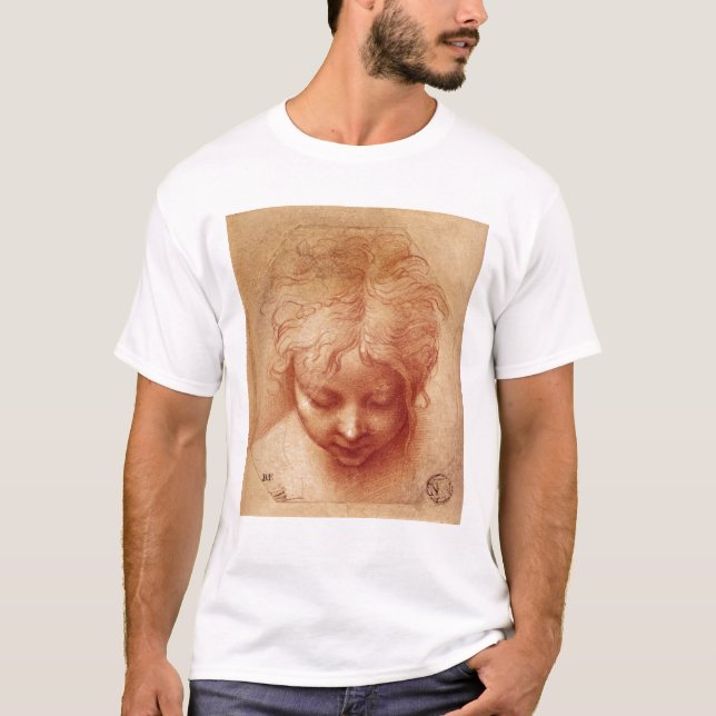 Camiseta Estudo de uma cabeça (Frente)