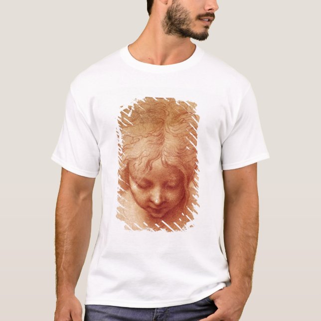 Camiseta Estudo de uma cabeça (Frente)