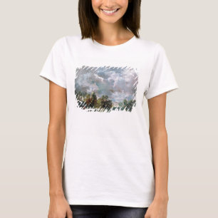 Camiseta Estudo do céu e das árvores (óleo em canvas)