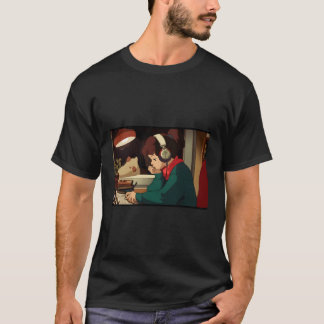 Camiseta Estudo Lofi Hip Hop Chill Relaxando o Salto Jazz B