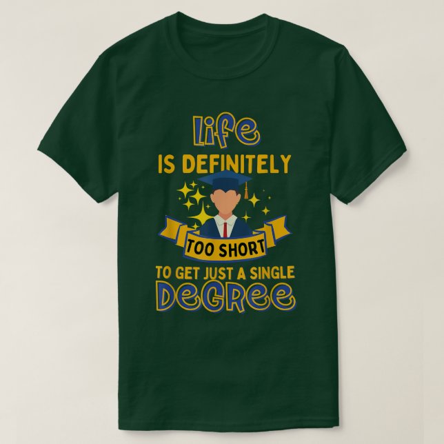 Camiseta Estudo Motivação Estudantes de PhD Inspiração (Frente do Design)