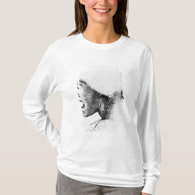 Camiseta Estudo para a cabeça de um soldado (Frente)