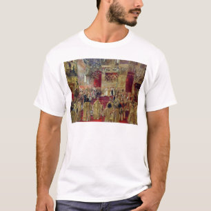 Camiseta Estudo para a coroação do Tsar Nicholas II
