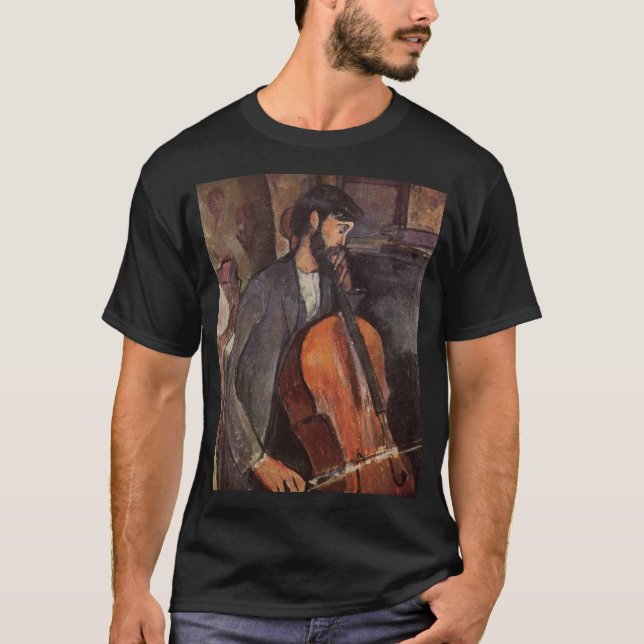 Camiseta Estudo para o Cellist Amedeo Modigliani (Frente)