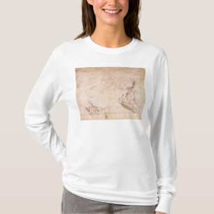 Camiseta Estudos das mãos e de um braço