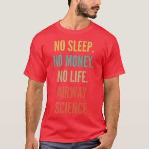 Camiseta Estudos de Ciência das Aeronaves, Sem Sono Sem Din