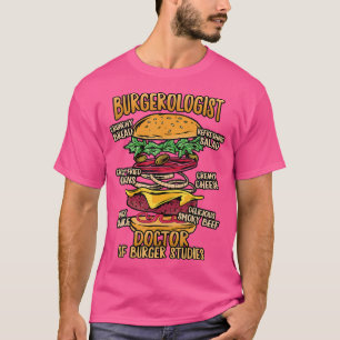 Camiseta Estudos De Hambúrger - Desenho De Estudos De Douto