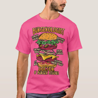 Camiseta Estudos De Hambúrger - Desenho De Estudos De Douto