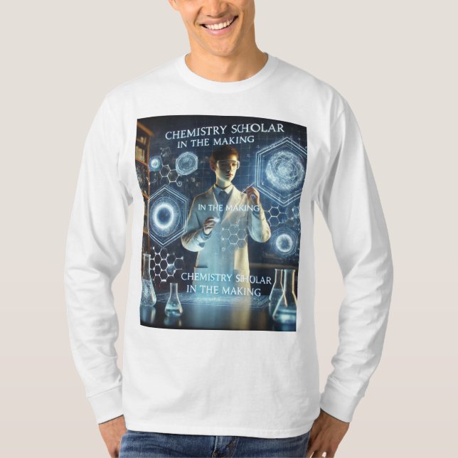 Camiseta Estudos de Química no Fazer (Frente)
