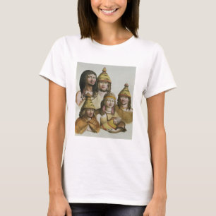 Camiseta Estudos dos americanos nativos (litho da cor)