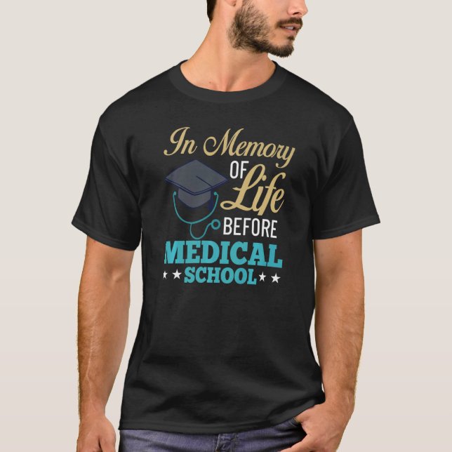 Camiseta Estudos Médicos Estudantes de Ensino Superior (Frente)