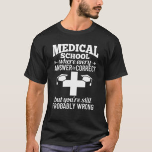 Camiseta Estudos Médicos Estudantes de Ensino Superior
