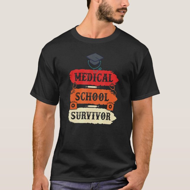 Camiseta Estudos Médicos Estudantes de Ensino Superior (Frente)